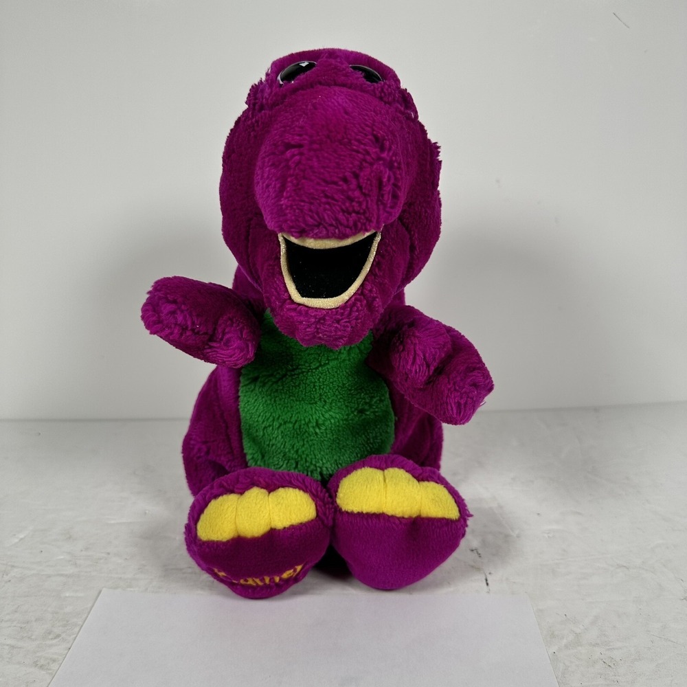 Barney The Dinosaur Plush Lyons Group Dakin 1992 Purple Stuffed Toy 14"